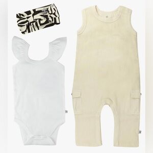 NWT 3pcs Honest Baby Set